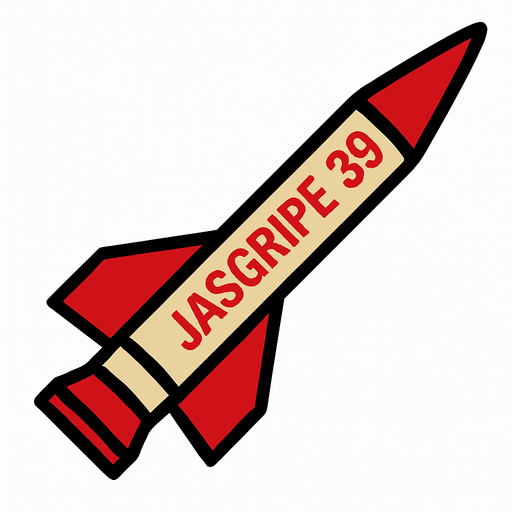 Jasgripe 39 riktad upp.
In-Game asset.  2d.  High contrast.  No shadows