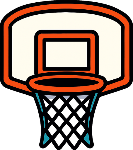 BASKET BALL HOOP.
In-Game asset.  2d.  High contrast.  No shadows