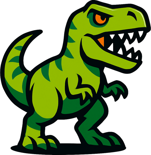 T-REX.
In-Game asset.  2d.  High contrast.  No shadows