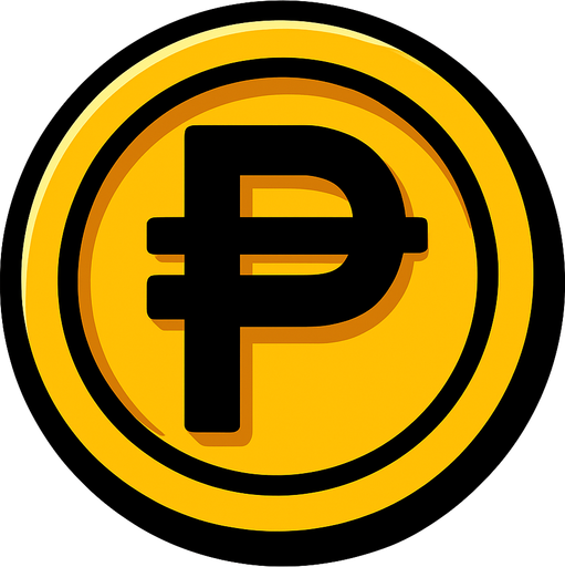 Que sea tipo una moneda que tenga el signo peso él medio.
In-Game asset.  2d.  High contrast.  No shadows
