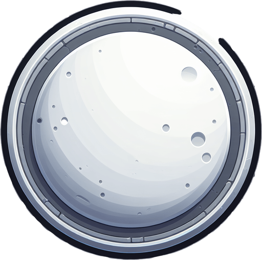 flat white round disk
Single Game Texture. In-Game asset. 2d. Blank background. High contrast. No shadows.