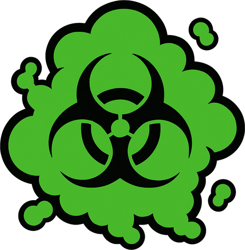 the green fatal gas.
In-Game asset.  2d.  High contrast.  No shadows. real