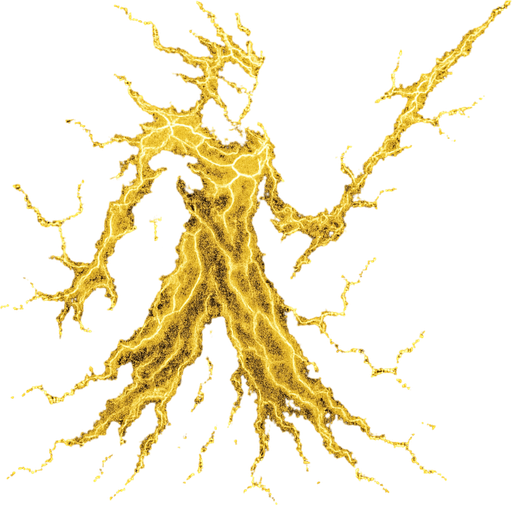 Lightning spirit character 
Dark souls style 2d pixel art.
In-Game asset.  2d.  High contrast.  No shadows