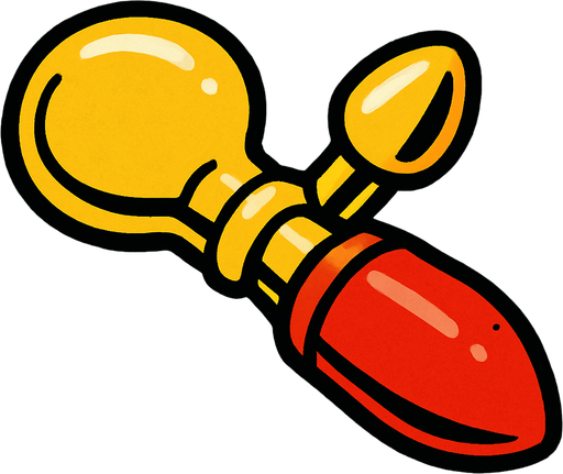 Pump bullet.
In-Game asset.  2d.  High contrast.  No shadows