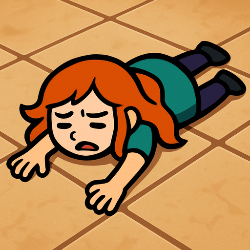 place floor draw me.
In-Game asset.  2d.  High contrast.  No shadows