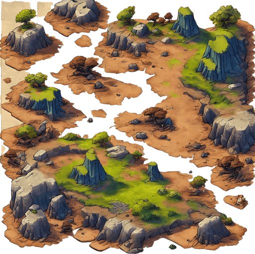 Added more scenery such as cliffs