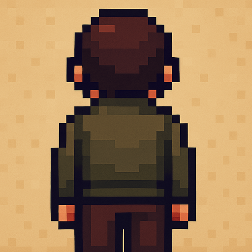 man pixel art with different clothes