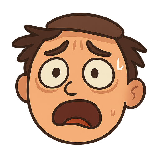 korkmuş bir adam. No background. Transparent background. Blank background. No shadows. 2d. In-Game asset. flat