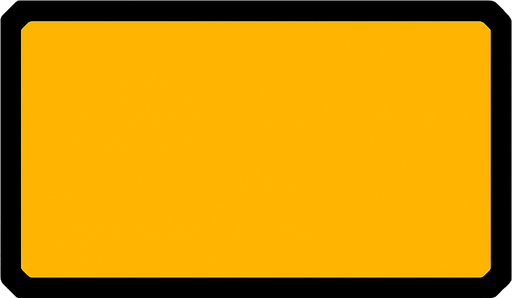 Rectangle.
In-Game asset.  2d.  High contrast.  No shadows
