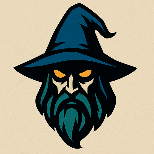 2d mysterious and scary wizard character's head.
In-Game asset.  2d.  High contrast.  No shadows