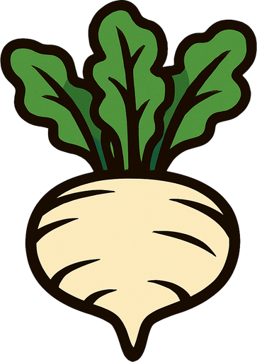 Navet.
In-Game asset.  2d.  High contrast.  No shadows