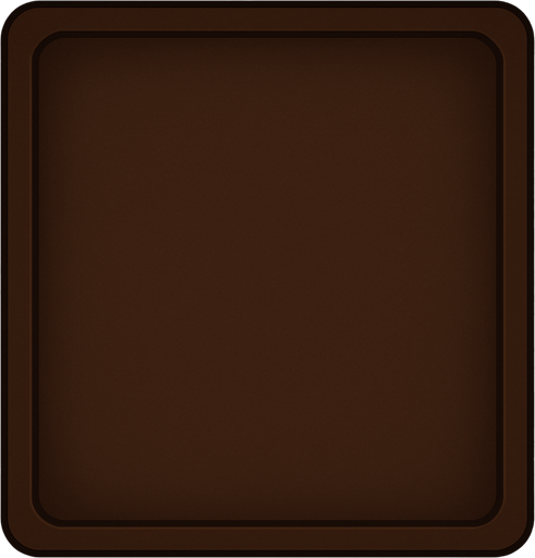 Prompt: Create a Dark Brown Hollow-Style Background
Design a sleek and minimal background using a dark brown color (such as chocolate or espresso tones).

Use a hollow or framed appearance — not a solid fill — to keep the center light and uncluttered.

The central area should feel open, possibly with a slight transparency or soft inner shadow.

The darker brown edges should add contrast and warmth without overpowering the game tiles..
In-Game asset.  2d.  High contrast.  No shadows