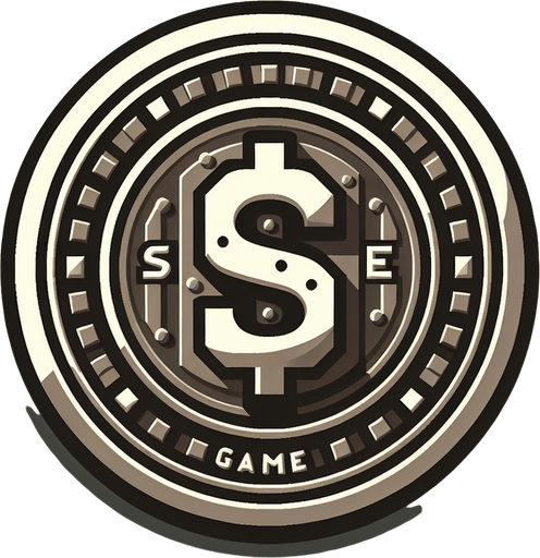 coin.
Single Game Texture. In-Game asset. 2d. Blank background. High contrast. No shadows.
