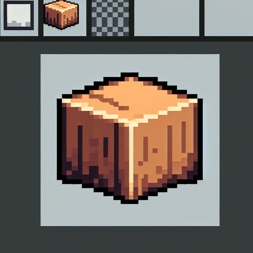 8-bit. cartoon. cardboard box piece. in game asset..
Single Game Texture. In-Game asset. 2d. Blank background. High contrast. No shadows.