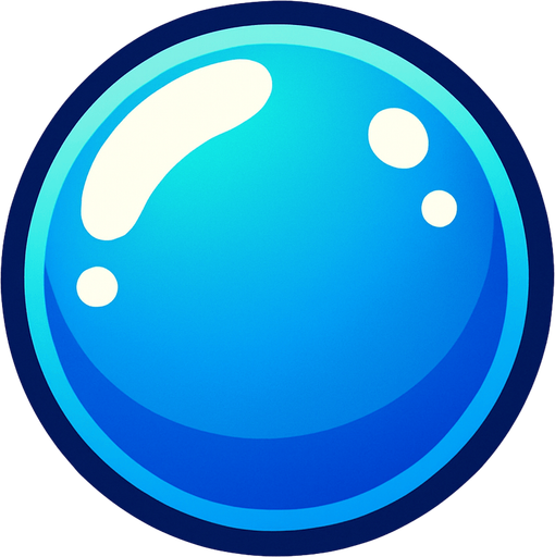 Burbuja.
In-Game asset.  2d.  High contrast.  No shadows