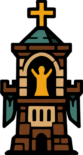 resurrectionTowerAsset.
In-Game asset.  2d.  High contrast.  No shadows