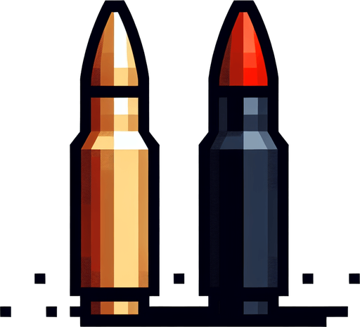 horizontal chinbi gun bullet.
Single Game Texture.  In-Game asset.  2d.  Blank background.  High contrast.  No shadows