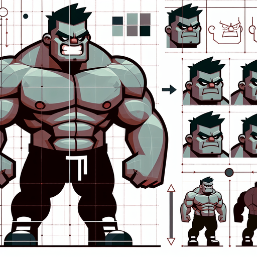 A bully.
Single Game Texture.  In-Game asset.  2d.  Blank background.  High contrast.  No shadows