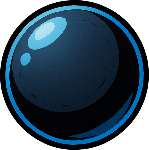 cannonball.
In-Game asset.  2d.  High contrast.  No shadows