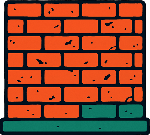Street wall.
In-Game asset.  2d.  High contrast.  No shadows