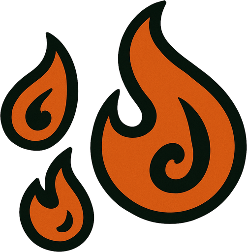 Three small ember