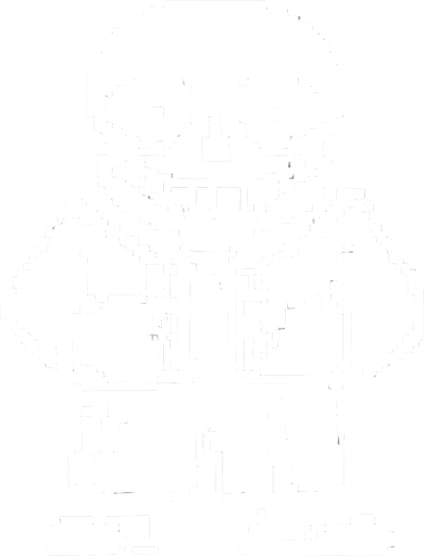 Sans Undertale.
In-Game asset.  2d.  High contrast.  No shadows