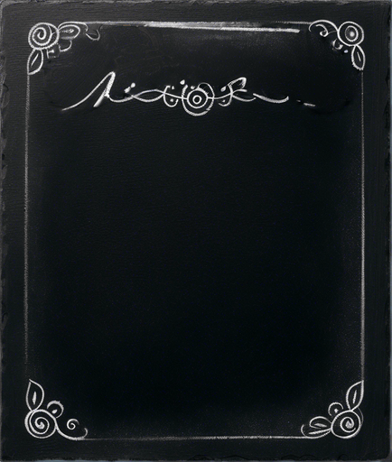 Text "NOVICE BREW" in chalk, handwritten