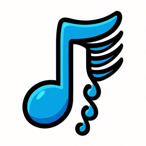 Nota musical semifusa.
In-Game asset.  2d.  High contrast.  No shadows