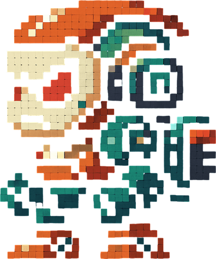 Make it pixel art style