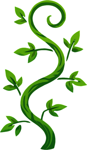 Vine.
In-Game asset.  2d.  High contrast.  No shadows