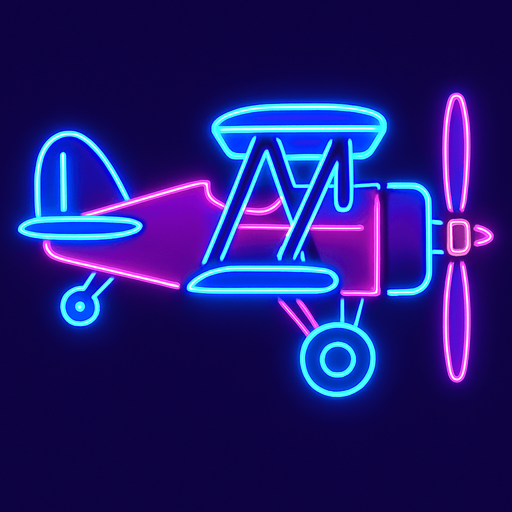 Make colors better. Neon light, blue and pink