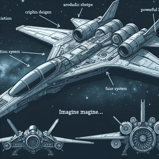 futuristic space fighter.
full front and rear views