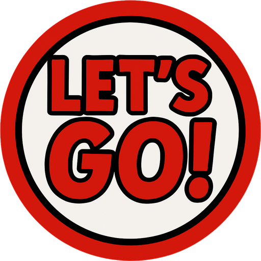 Letars GO! dentro del circulo.