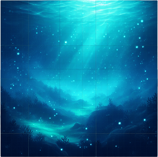 under water background.
Single Game Texture.  In-Game asset.  2d.  Blank background.  High contrast.  No shadows