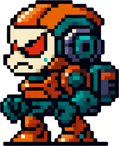 Make it pixel art style