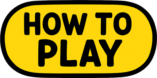 How to play button.
In-Game asset.  2d.  High contrast.  No shadows