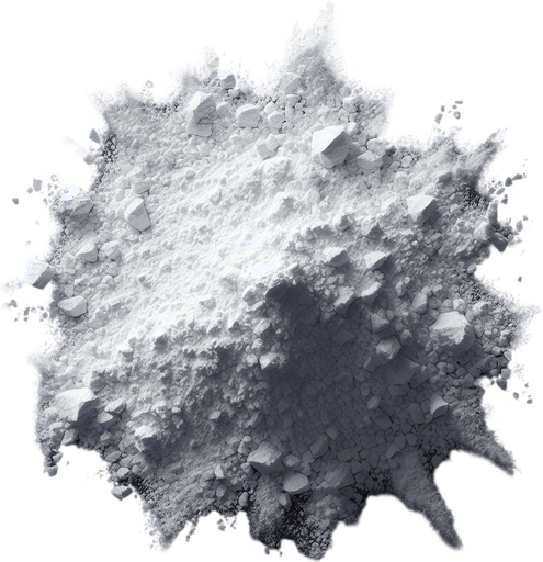 white powder.
Single Game Texture.  In-Game asset.  2d.  Blank background.  High contrast.  No shadows