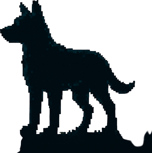 Cambia al guardia por la silueta de un perro