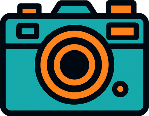 Camera.
In-Game asset.  2d.  High contrast.  No shadows
