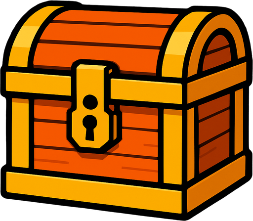 Make a box.
In-Game asset.  2d.  High contrast.  No shadows