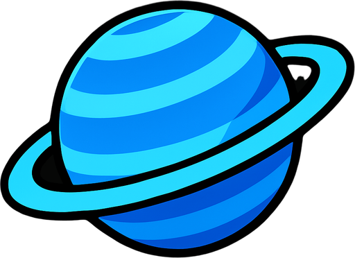 Uranus.
In-Game asset.  2d.  High contrast.  No shadows