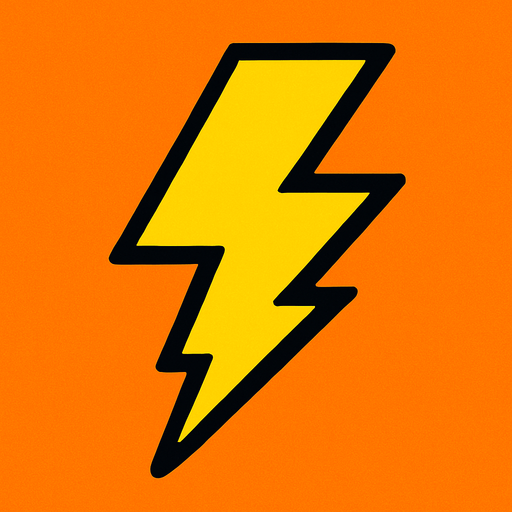 rayo fuerte.
In-Game asset.  2d.  High contrast.  No shadows