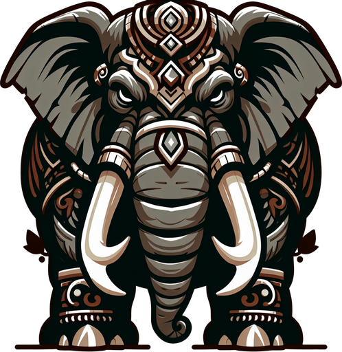 A good but dangerous elephant. Warcraft 3 art.
Single Game Texture. In-Game asset. 2d. High contrast. No shadows.