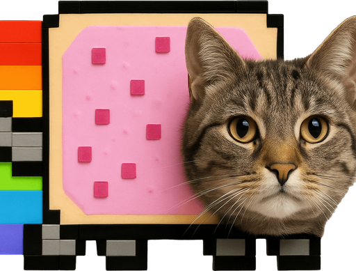 Photo-realistic cat head