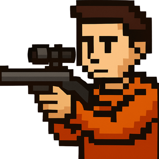 man with sniper