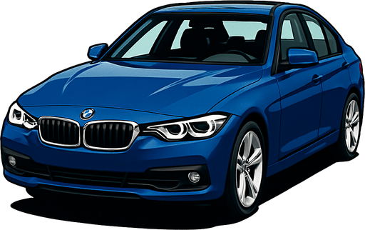 A realistic 
bmw car.
In-Game asset.  2d.  High contrast.  No shadows