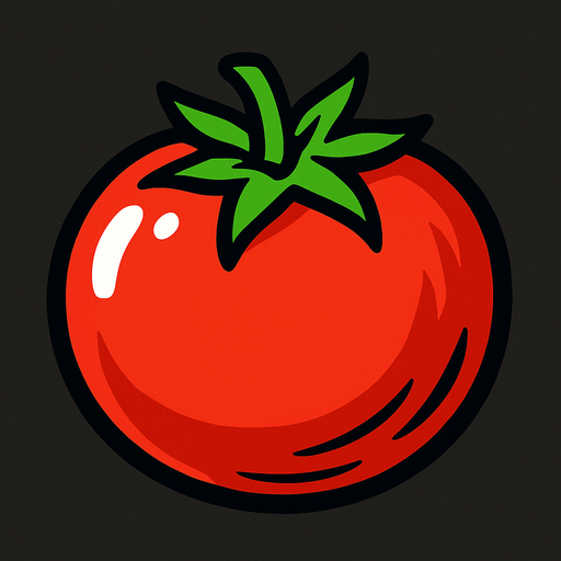 tomate.
In-Game asset.  2d.  High contrast.  No shadows