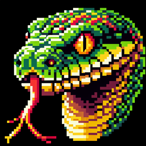 Snake head pixel