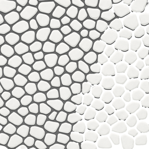 stones are white