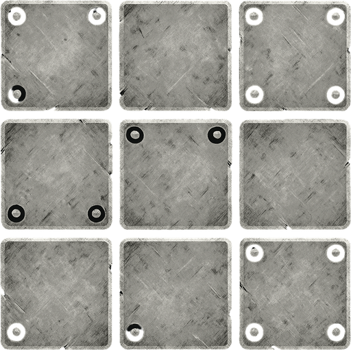 SUELO 2D DE METAL PLATEADO.
In-Game asset.  2d.  High contrast.  No shadows